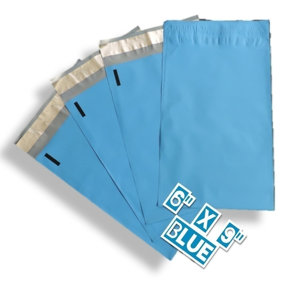 50 Poly Mailers 6x9 Blue